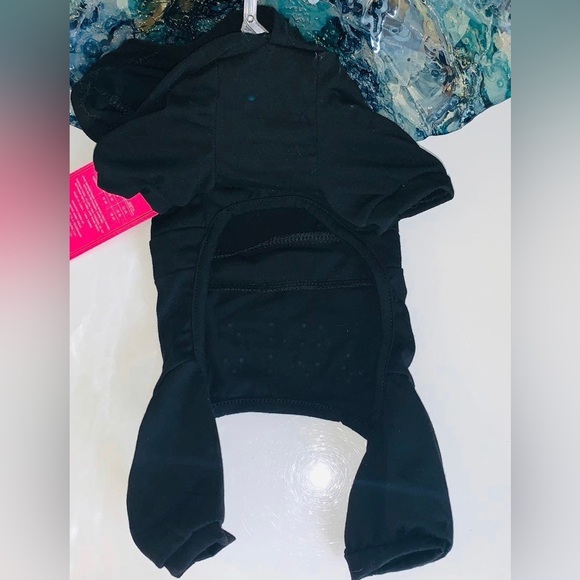 Juicy Couture Black Bedazzled Pet Pajama Jumpsuit - Picture 3 of 4